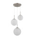 Kop Cluster Pendant Ceiling Light Nickel Matt Balls Opal Alabaster Optic Glass Shade 3x E27-2