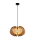 Sakura 44cm Wire Frame Pendant Ceiling Light Matt Black 1x E27-1