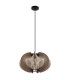 Sakura 44cm Wire Frame Pendant Ceiling Light Matt Black 1x E27-2