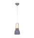 Marike Dome Pendant Ceiling Light Grey 1x E27