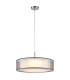 Chloe Cylindrical Pendant Ceiling Light Nickel Matt LED 3000K-1