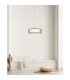 Chloe Cylindrical Pendant Ceiling Light Nickel Matt LED 3000K-2