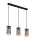 Mali Bar Pendant Ceiling Light Matt Black 3x E27-2
