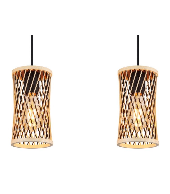 Mali Bar Pendant Ceiling Light Matt Black 3x E27-4