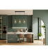 Mali Bar Pendant Ceiling Light Matt Black 3x E27-8