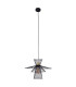 Tarek Wire Frame Pendant Ceiling Light Black 1x E27