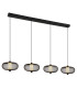 Astari Bar Pendant Ceiling Light Matt Black LED 2700K-1