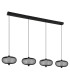 Astari Bar Pendant Ceiling Light Matt Black LED 2700K-2