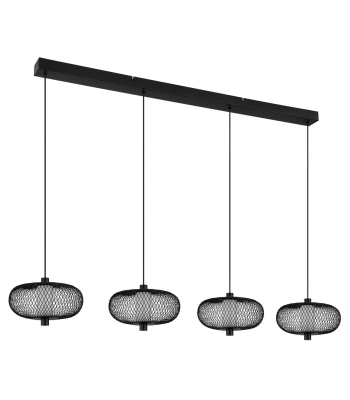 Astari Bar Pendant Ceiling Light Matt Black LED 2700K-2