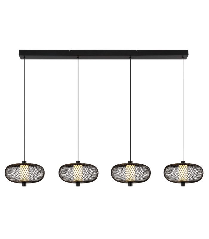 Astari Bar Pendant Ceiling Light Matt Black LED 2700K-3