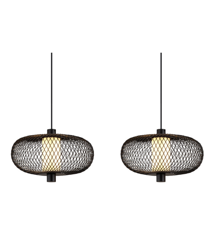 Astari Bar Pendant Ceiling Light Matt Black LED 2700K-4