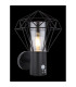 Horace PIR Outdoor Wall Lamp Black IP44 1x E27 2700K-4
