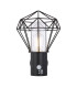 Horace PIR Outdoor Wall Lamp Black IP44 1x E27-3