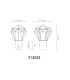 Horace PIR Outdoor Wall Lamp Black IP44 1x E27-7
