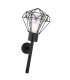 Horace Torch Outdoor Wall Lamp Black IP44 1x E27-1
