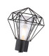 Horace Torch Outdoor Wall Lamp Black IP44 1x E27-4