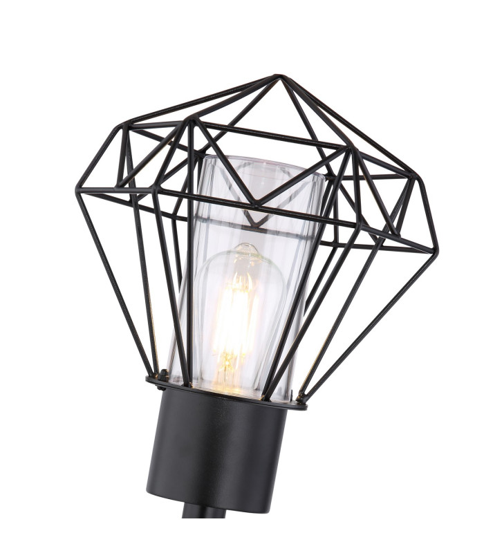 Horace Torch Outdoor Wall Lamp Black IP44 1x E27-4