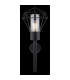 Horace Torch Outdoor Wall Lamp Black IP44 1x E27-6