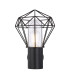 Horace Outdoor Wall Lamp Black IP44 1x E27-3