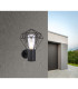 Horace Outdoor Wall Lamp Black IP44 1x E27-6