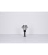 Horace PIR Outdoor Pedestal Light Black IP44 1x E27-7