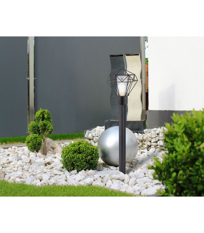 Horace Outdoor Bollard Black IP44 1x E27-5