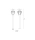Horace Outdoor Bollard Black IP44 1x E27-6