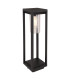 Candela Outdoor Bollard Matt Black IP44 1x E27-1