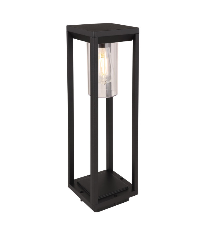 Candela Outdoor Bollard Matt Black IP44 1x E27-1