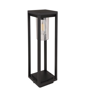 Candela Outdoor Bollard Matt Black IP44 1x E27-2