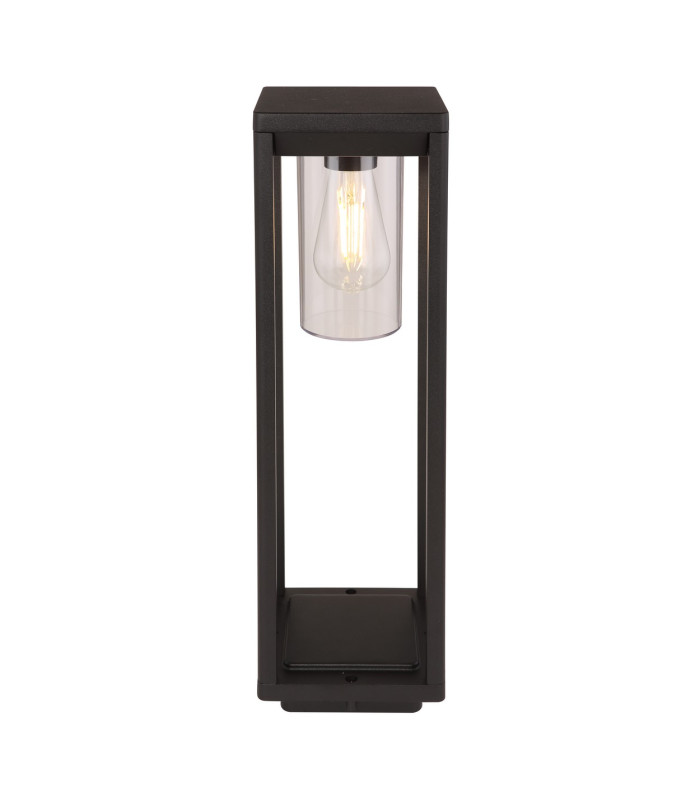 Candela Outdoor Bollard Matt Black IP44 1x E27-3