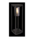 Candela Outdoor Bollard Matt Black IP44 1x E27-5