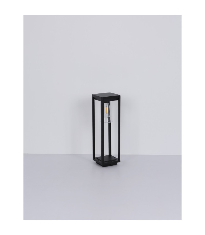 Candela Outdoor Bollard Matt Black IP44 1x E27-9