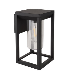 Candela Outdoor Wall Lantern Matt Black IP44 1x E27 2700K-2