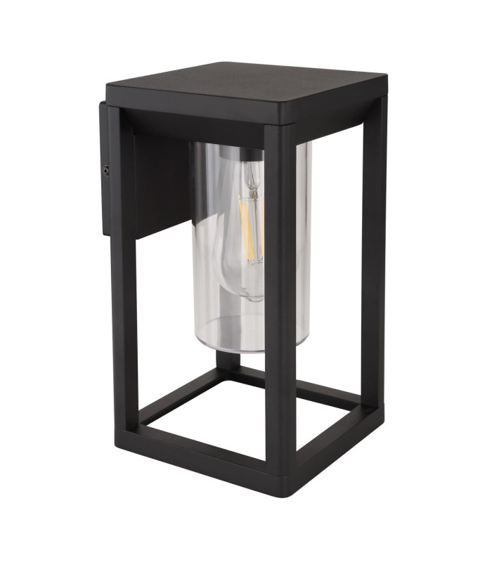 Candela Outdoor Wall Lantern Matt Black IP44 1x E27 2700K-2