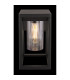 Candela Outdoor Wall Lantern Matt Black IP44 1x E27 2700K-4