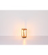 Candela Outdoor Pedestal Light Wood Look IP44 1x E27-8