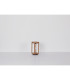 Candela Outdoor Pedestal Light Wood Look IP44 1x E27-9