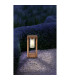 Candela Outdoor Pedestal Light Wood Look IP44 1x E27-10