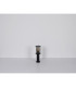 Gracey Outdoor Pedestal Light Matt Black IP54 Smoke Glass Shade 1x E27 Dawn Dusk Sensor-6