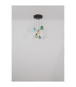 Minara Bar Pendant Ceiling Light Matt Black Glass Shade 5x LED 3000K-8