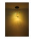 Minara Rectangle Cluster Pendant Ceiling Light Matt Black Glass Shade 6x LED 3000K-6