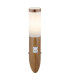 Boston PIR Outdoor Modern Wall Lamp Wood Look IP44 1x E27 Dawn Dusk Sensor-3