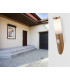Boston PIR Outdoor Modern Wall Lamp Wood Look IP44 1x E27 Dawn Dusk Sensor-4