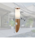 Boston PIR Outdoor Modern Wall Lamp Wood Look IP44 1x E27 Dawn Dusk Sensor-6
