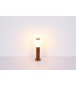 Boston PIR Outdoor Pedestal Light Wood Look IP44 1x E27 Dawn Dusk Sensor-4