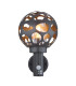 Hilario PIR Outdoor Globe Wall Lamp Anthracite IP44 1x E27 Dawn Dusk Sensor-3