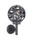 Hilario Outdoor Globe Wall Lamp Anthracite IP44 1x E27-2