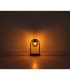 Michael Outdoor Pedestal Light Matt Black IP44 Smoke Glass Shade 1x E27-6