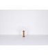 Ossy PIR Outdoor Pedestal Light Wood Look IP44 Clear Glass Shade 1x E27 Dawn Dusk Sensor-7